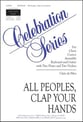 All People's Clap Your Hands SATB choral sheet music cover